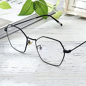 Kính Giả Cận, Gọng Kính Cận Nam Nữ Mắt Lục Giác Không Độ Hàn Quốc - BLUE LIGHT SHOP