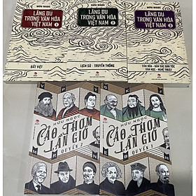 Combo 2b tác giả Hữu Ngọc: Lãng du trong văn hoá Việt Nam (3 tập); Cảo thơm lần giở (2 tập)