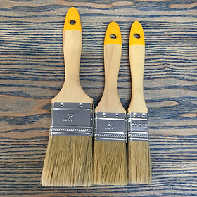 Bộ 3 cọ sơn cán gỗ 1", 1.5", 2" Ingco