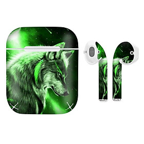 Miếng dán skin cho AirPods in hình con vật - dvz013