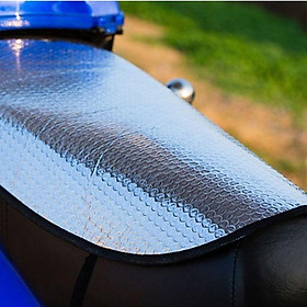 Tấm che yên xe máy kích thước lớn che phủ hết yên xe chống nắng chống nóng