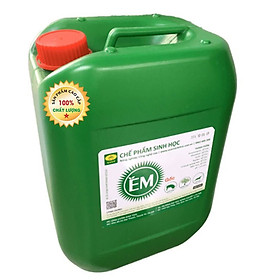Mua Chế phẩm sinh học EM gốc (EM1). Men vi sinh Đại Học Nông Nghiệp 1 Hà Nội. Chứa hàng tỷ bào tử hữu hiệu. Từ 1 lít EM gốc sản xuất ra 40 lít EM thứ cấp. Can 10 lít. HSD: 2 năm