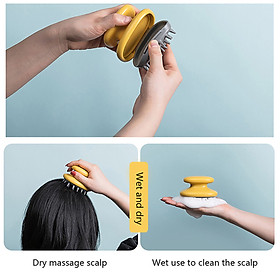 Hair Scalp Massager Shampoo Brush Soft Silicone Wet and Dry Hair Brush Scalp Massage Brushes Hair Washing Comb Bath