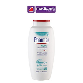 0125040 Sữa tắm PHARMALINE PH 5.5 Atopic 750ml
