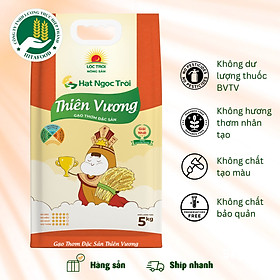 Đặc sản An Giang - Gạo Thơm Đặc Sản Thiên Vương Hạt Ngọc Trời Túi 5Kg - Đạt giải Gạo Ngon Nhất tại Hội Nghị Lúa Gạo Năm Châu 2018 - OCOP 4 Sao