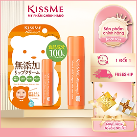 Kem Dưỡng Môi Kissme Mommy Cấp Ẩm Dành Cho Bé Từ 6 Tháng Tuổi Và Làn Da Nhạy Cảm Lip Cream N (2.5g)