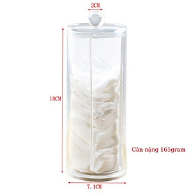 Mua Hộp đựng bông tẩy trang 2 tầng tiện lợi