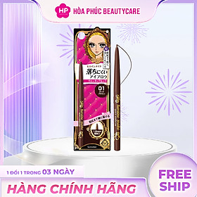 Bút Chì Sáp Kẻ Lông Mày Không Lem Trôi Lõi Siêu Mịn Kissme Heroine Make Quick Eyeliner (3 Màu)