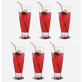 BỘ 6 CỐC THỦY TINH OCEAN TIARA FOOTED TUMBLER B7514 - 395ML