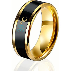 Nhẫn cảm biến nhiệt - Nhẫn thời trang hiển thị nhiệt độ cơ thể