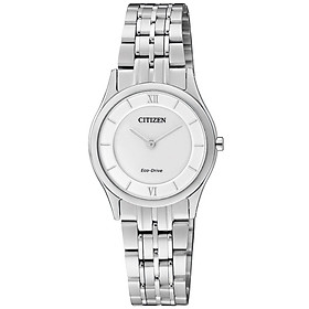 Đồng Hồ Nữ Citizen Siêu Mỏng Dây Thép Không Gỉ EG3220-58A - Mặt Trắng (Sapphire)