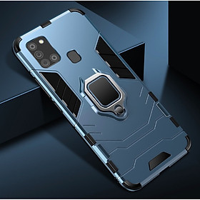 Ốp lưng Samsung Galaxy A21s iron man chống sốc kèm iring