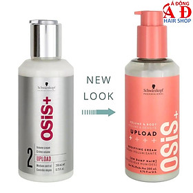 Kem làm phồng tóc Schwarzkopf OSIS+ 2 Upload Volume Cream 200ml