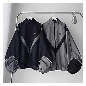 Áo khoác dù in logo SBL Nam Nữ form rộng unisex dù 2 lớp phối màu mí viền ulzzang Jacket Siêu chất bomber, áo khoác cặp đôi gió thể thao