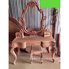 Mua bàn phấn gỗ hương đá 121cm