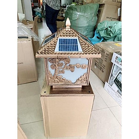 Mua Đèn trụ cổng năng lượng mặt trời phi 250_4 chế độ ánh sáng