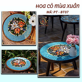Mua Bàn gốm Hoa cỏ mùa xuân