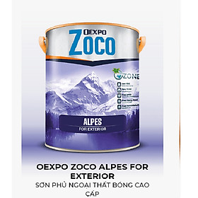 Mua OEXPO ZOCO ALPES FOR EXTERIOR – SƠN PHỦ NGOẠI THẤT BÓNG CAO CẤP- OZ80024