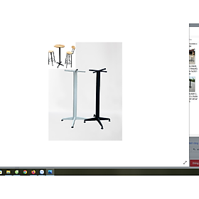 Mua Chân Bàn Trụ Sắt Ống Tròn Chữ Thập Cao 1m  Dùng Cho Bàn Quầy Bar  Eames  Nhà Hàng