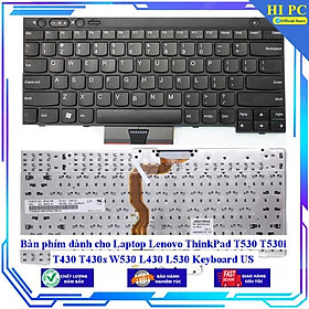 Bàn phím dành cho Laptop Lenovo ThinkPad T530 T530i T430 T430s W530 L430 L530 Keyboard US - Hàng Nhập Khẩu mới 100%