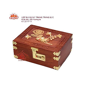 Hộp đựng trang sức gỗ hương cao cấp