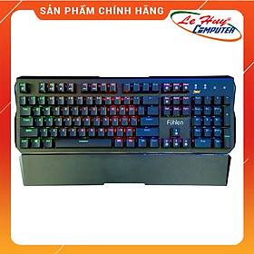 Bàn Phím Gaming Có Dây Fuhlen D Destroyer Mechanical Blue Switch (Black) - Hàng chính hãng