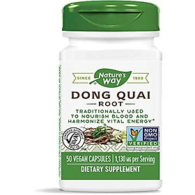Nature's Way Dong Quai Root, 1,130 mg per serving, 50 Capsules