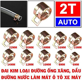 BỘ 2 ĐAI KIM LOẠI THAY THẾ CHO ĐƯỜNG ỐNG XĂNG DẦU, NƯỚC LÀM MÁT Ô TÔ XE MÁY SKU: 137