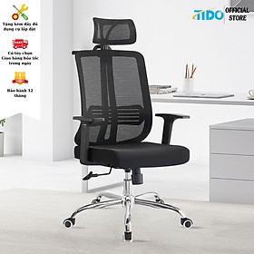 Mua Ghế văn phòng ngả lưng 135 độ TIDO-GXTH-312-N ghế xoay làm việc khung lưới thoáng khí