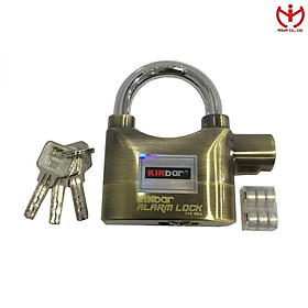 Mua Ổ khóa báo động chống trộm Kinbar K101C thân kẽm 60mm màu đồng - MSOFT