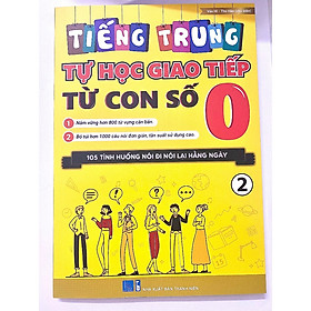 Sách-Tự học tiếng Trung giao tiếp từ con số 0 tập 1+2 +3+4( kèm video bài giảng )