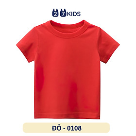 Áo thun bé trai ngắn tay 27Kids áo cộc nam 100% Cotton cho trẻ từ 2