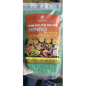Mua Phân bón NPK cao cấp MINRO 17-17-17+Te chuyên hoa mai cây kiểng rau màu  gói 1kg