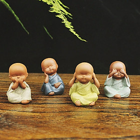 Mua Tượng Tứ Không Mini Gốm Màu 03
