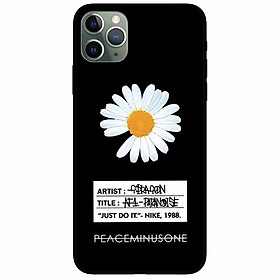 Ốp lưng in cho Iphone 11 Pro Mẫu Cúc To Có Nhãn