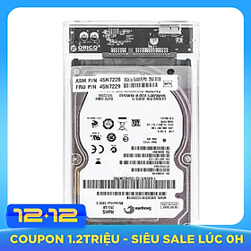 Hộp Đựng Ổ Cứng Di Động HDD Box 2.5 ORICO 2139U3 USB3.0/2.5 Nhựa Trong Suốt - Hàng Chính Hãng