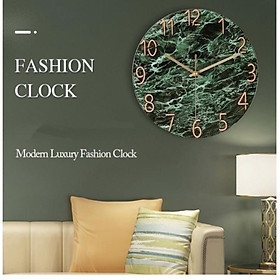 Luxury Clock Peal Đồng Hồ Treo Tường Vân Đá Sang Trọng 
