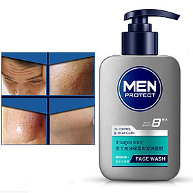 Sữa rửa mặt than hoạt tính nam Images Men Liftheng giúp ngăn ngừa dầu giảm mụn 150ml