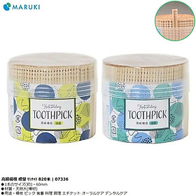 Set 820 chiếc tăm xỉa răng Maruki Linnut 60mm - Hàng Nội Địa Nhật Bản nhập khẩu