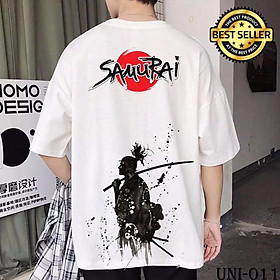  Áo Tay Lỡ Unisex Samurai Thư Pháp Cao Cấp | Samurai Tshirt