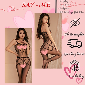 Bộ Bodysuit Lưới Toàn Thân Xẻ Đáy Táo Bạo, Tôn Dáng Tối Đa Và Khơi Gợi Sự Quyến Rũ Tự Nhiên C029