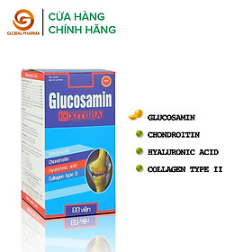 Viên uống glucosamin extra Dược Phẩm An Châu tăng cường bảo vệ và tái tạo sụn khớp hộp 60 viên 