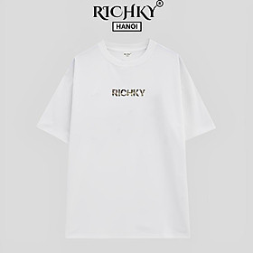 Áo Phông Unisex Richky Luxury Italian T Shirt Trắng - RKP01