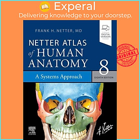Sách - Netter Atlas of Human Anatomy: A Systems Approach - paperback + eB by Frank H., MD Netter (UK edition, paperback)
