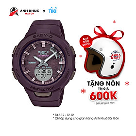 Đồng hồ nữ casio bsa-b100 thể thao g squad, kết nối thông minh