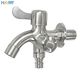 Củ sen lạnh 2 van đóng mở đa năng HOBBY Home Decor CS3 - chuẩn Inox 304 ren vặn 21mm