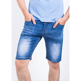 Quần Short Jean Nam 5S (QNB5S-02) Thiết Kế Dáng Ôm Trẻ Trung, Nam Tính