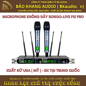 Mua Micro không dây cầm tay thế hệ mới thương hiệu USA với khả năng hút âm cực mạnh kết hợp công nghệ chống hú giúp người hát không cảm thấy mệt.