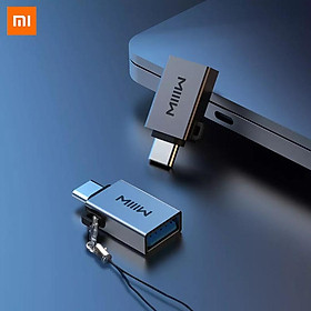 Xiaomi Mijia Youpin MiiiW Adapter Type-C Ra Không Gian Xám USB3.0 Giao Diện Nguồn Điện Truyền Tải Với Dây Buộc Thông Minh nhà