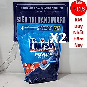3 Túi 210 viên rửa chén Finish All in 1 Max – (0% Ecolabel EU - 10x tính năng - Đặc biệt tốt cho trẻ em)